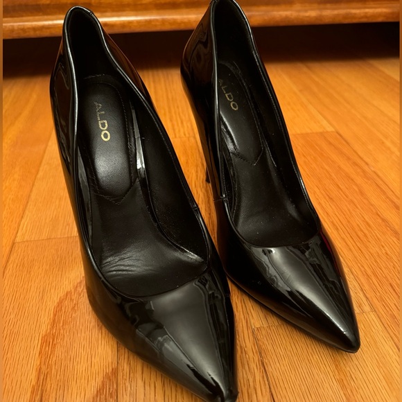 ALDO BLACK PUMPS SIZE 6.5 - Picture 1 of 8
